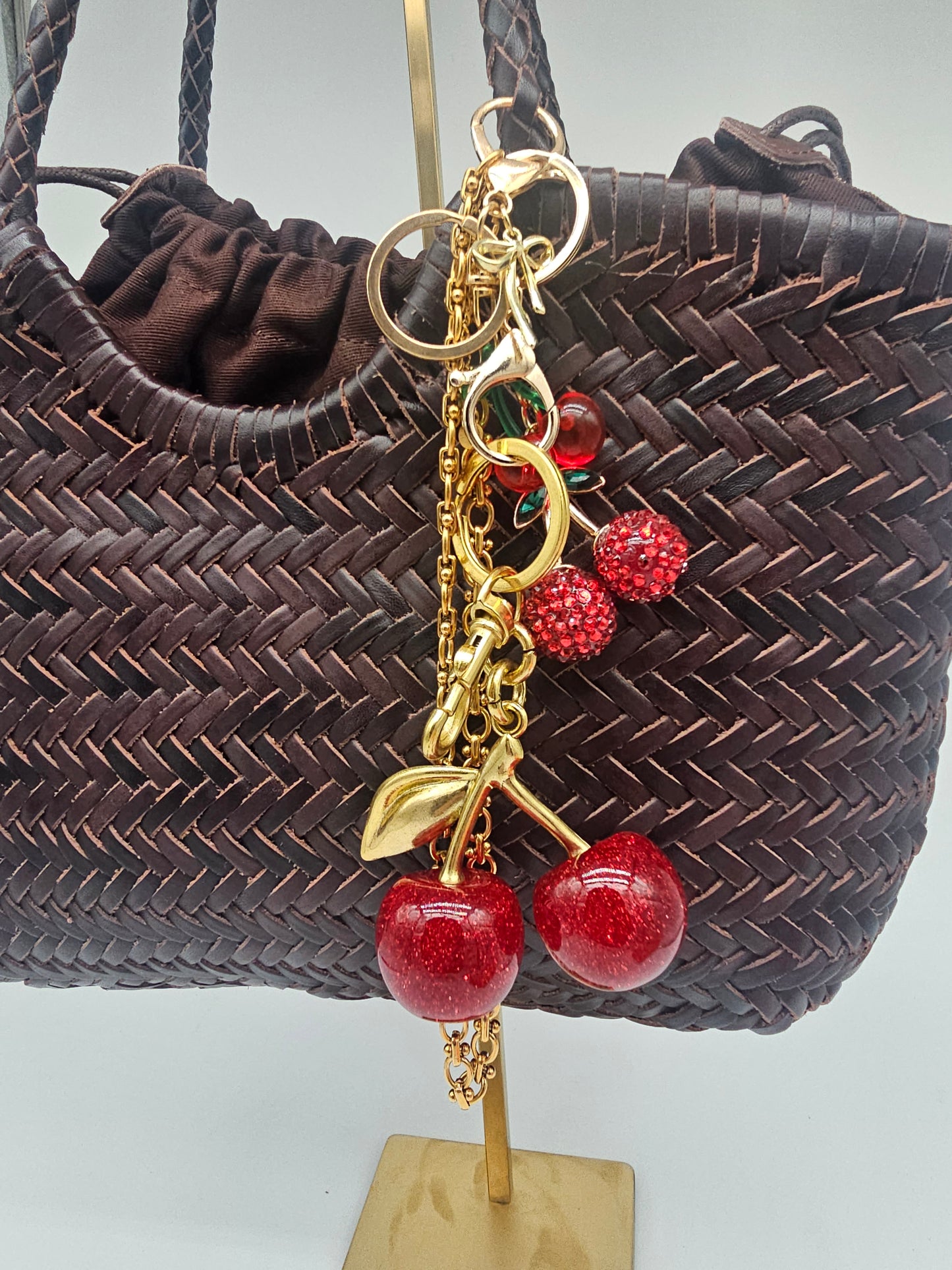 Cherry Bling - Cherry Keychain