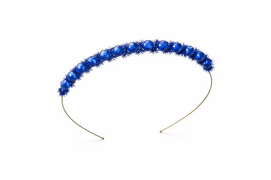 headband blue lightweight 