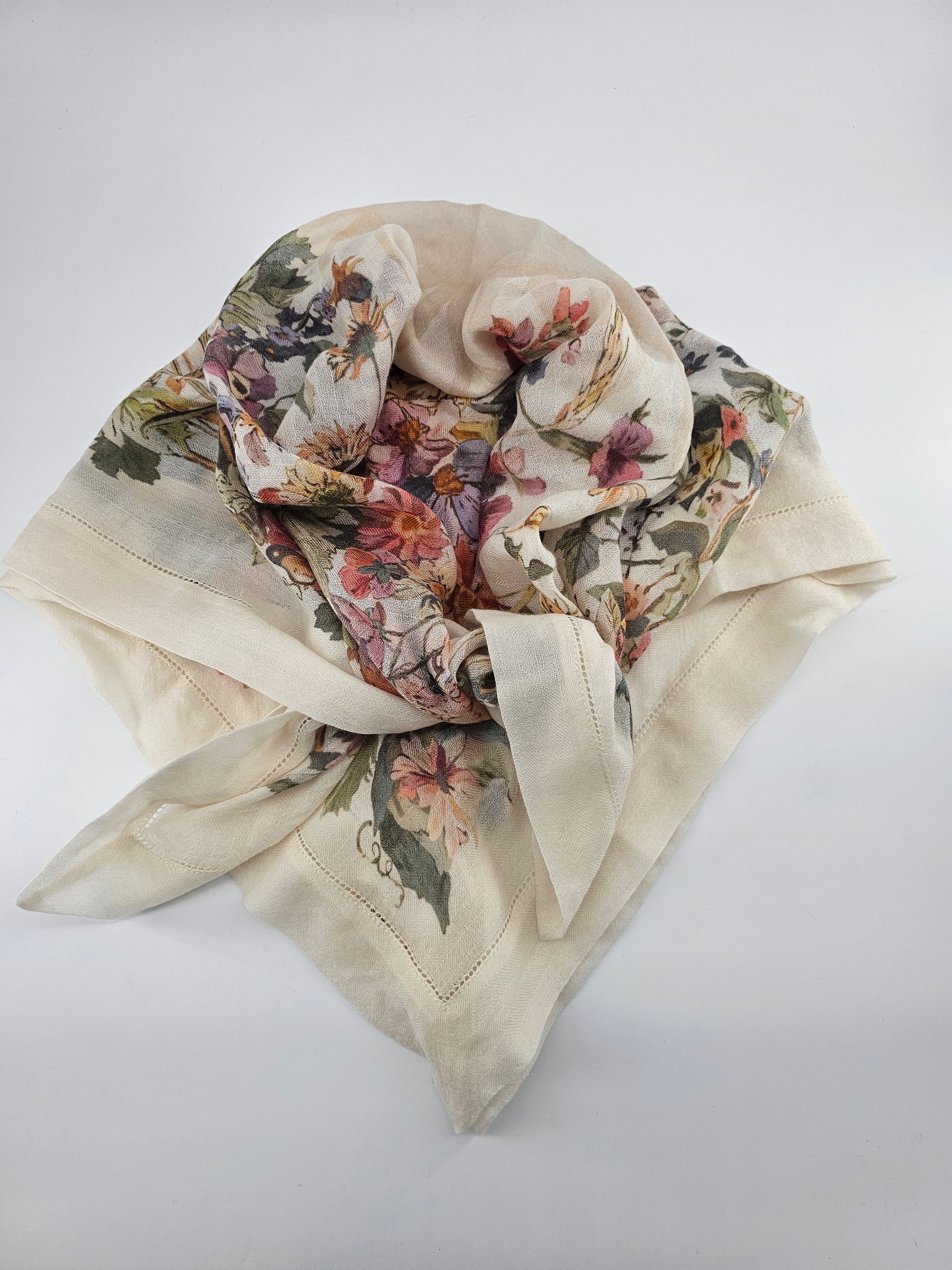 Cashmere Floral Scarf