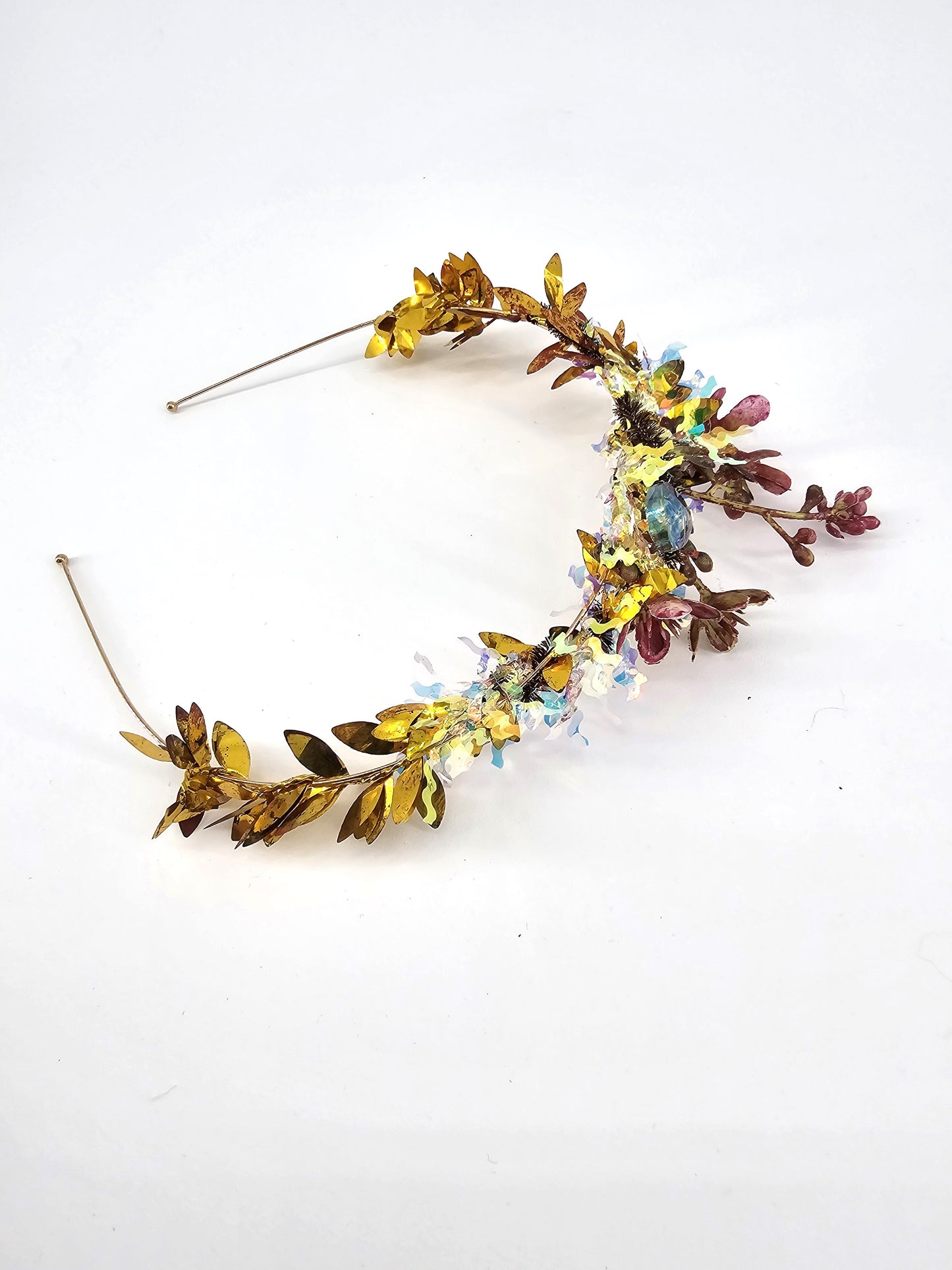  Golden Crystal Headpiece, Tiara