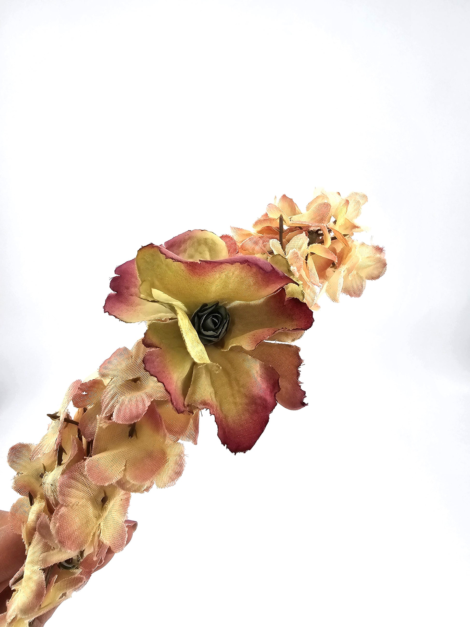 Vintage Floral Headband, Headpiece with wire