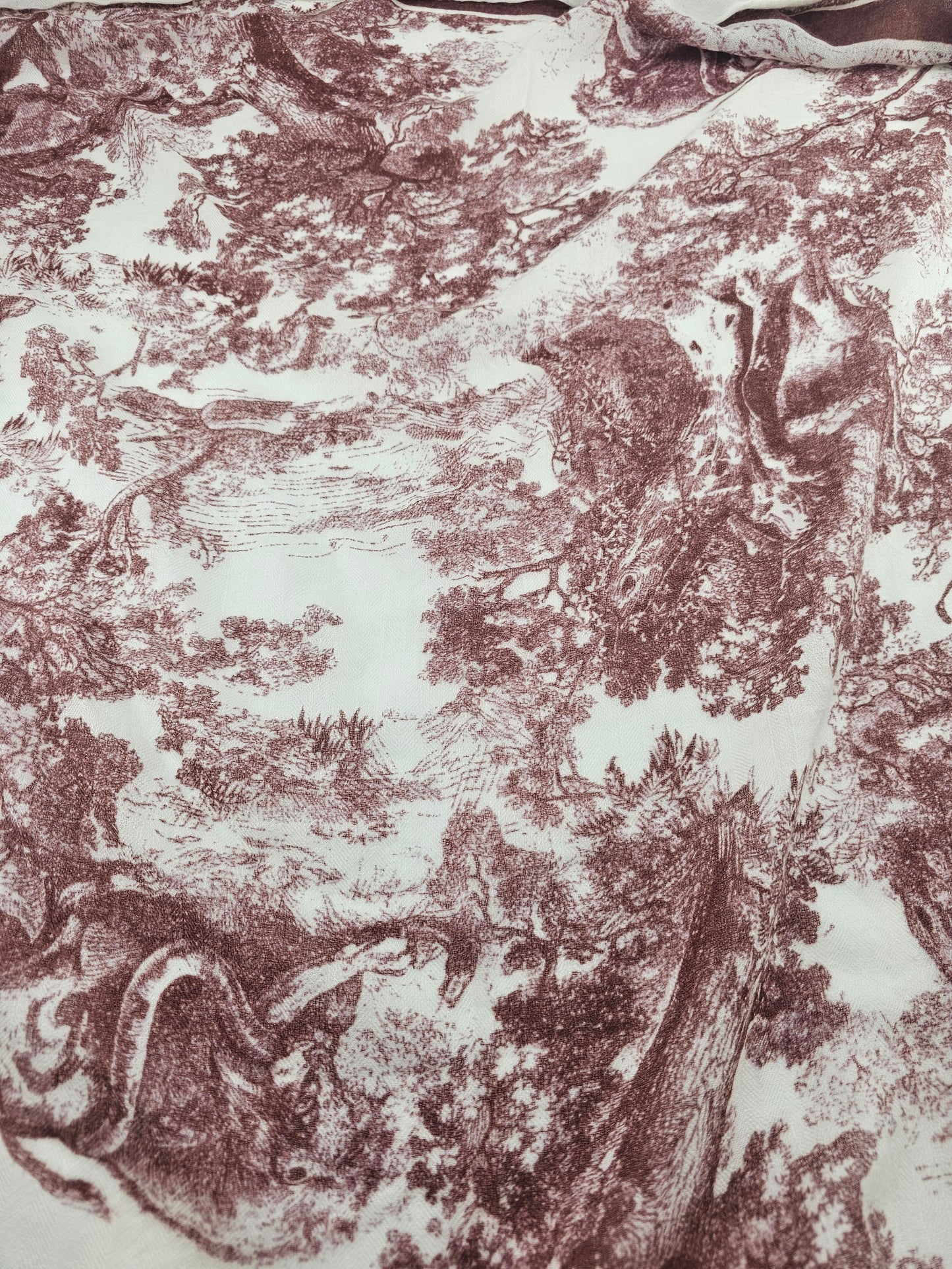 Mongolian Cashmere Scarf,trees design ,cashmere, hand finished,100% pure, unique design, cashmere, decorative fabric, shawl, pashmina, soft scarves,, square , red/brown and cream